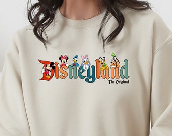 Disneyland The Original Sweatshirt, Mickey Disneyland Hoodie, Mickey and Friends Sweatshirt, Disneyland Shirt, Disney Shirt, Disney Gift
