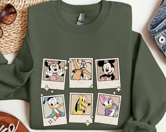 Retro Disney Sweatshirt, Mickey and Friends Hoodie, Disneyland Sweatshirt, Matching Sweatshirt, Disney Friends Hoodie, Gift Idea