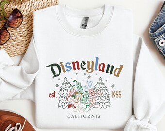 Christmas Disneyland Sweatshirt, Disney Hoodie, Trendy Sweatshirt, Unisex Sweatshirt, Christmas Sweatshirt, Christmas Gift