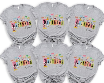 Disney Birthday Shirt, Disney Birthday Girl Shirt, Mickey And Friends Birthday Shirt, Disney Birthday Squad, Disney Birthday Family Shirts