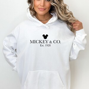 Mickey & Co Sweatshirt, Vintage Disney Hoodie, Disney Family Matching Sweater, Disneyland Tee, Disney Gift for Girl, Disneyworld Gift image 4