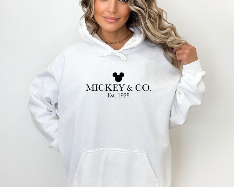 Mickey & Co Sweatshirt, Vintage Disney Hoodie, Disney Family Matching Sweater, Disneyland Tee, Disney Gift for Girl, Disneyworld Gift image 4