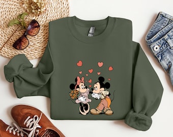 Disney Mickey Minnie Love Sweatshirt, Mickey and Minnie Valentines Tee, Disneyland Love Shirt, Mickey Minnie Shirt, Love Hoodie