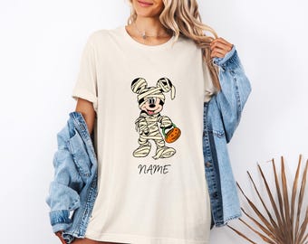 Custom Disney Halloween Family Matching Shirt, Disneyland Shirt, Spooky Season Shirt, Halloween Party Shirt