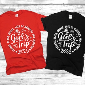 Girls Trip 2025 Shirt: Custom Summer Vacation Tee