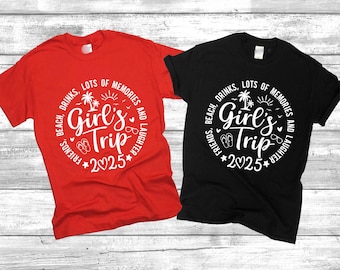 Girls Trip 2025 Shirt: Custom Summer Vacation Tee