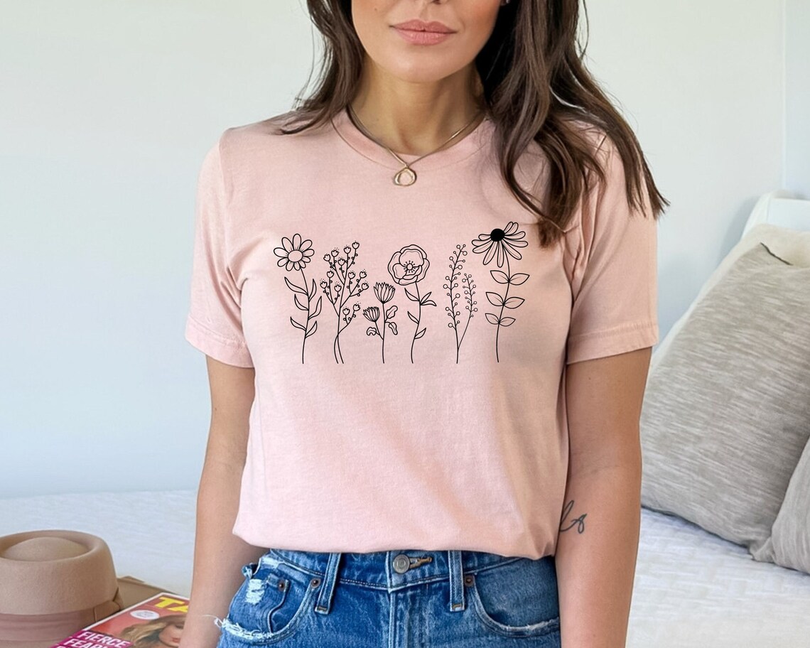 Maxi Shirt in Wildflower Power Navy