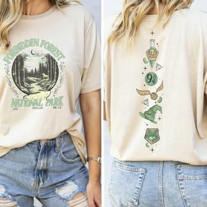 Forbidden Forest Shirt: Bookish Wizarding School Tee