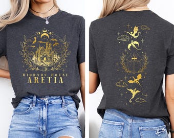 Iron Flame Shirt: Xaden Riorson Dragon Rider 2-Sided Tee