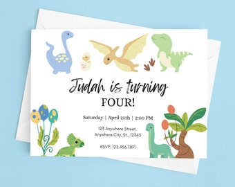 Dinosaur Party | Dino Party | Dino Party Invitation | Party Ideas for Kids | Dino Digital Party Invitation | Party Ideas for Boys and Girls