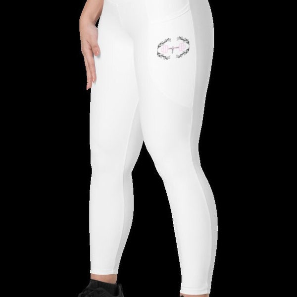 Christian Workout Crossover Leggings with Pockets