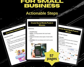 AI Starter Kit for Business Owners, ChatGPT Prompts, Email Template, Social Media Scripts, Business Guides & Tools, AI for Entrepreneurs