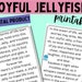 Amigurumi Jellyfish Joyful Jellyfish Poem Printable PDF File Instant
