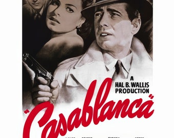 Casablanca Movie Poster – Digitally Remastered Classic Film Art