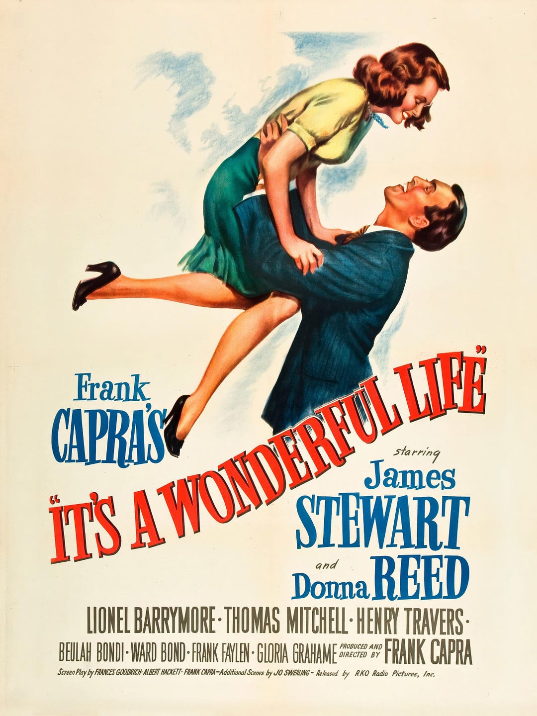 It’s a Wonderful Life Vintage Poster | Classic Holiday Movie Art ...