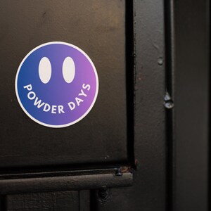 Powder Days Sticker: Ski & Snowboard Vinyl Decal
