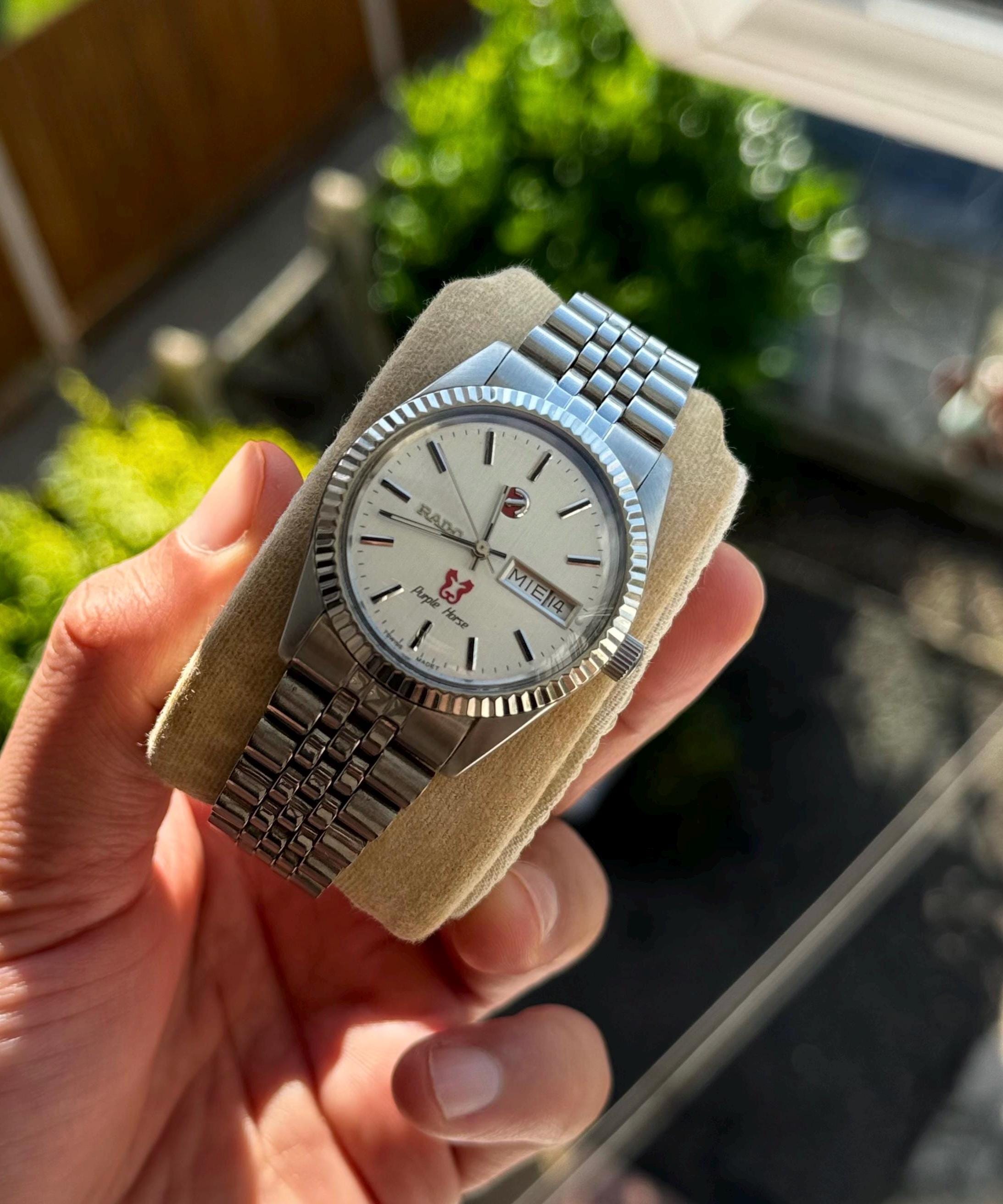 Vintage Rado Purple Horse - Etsy