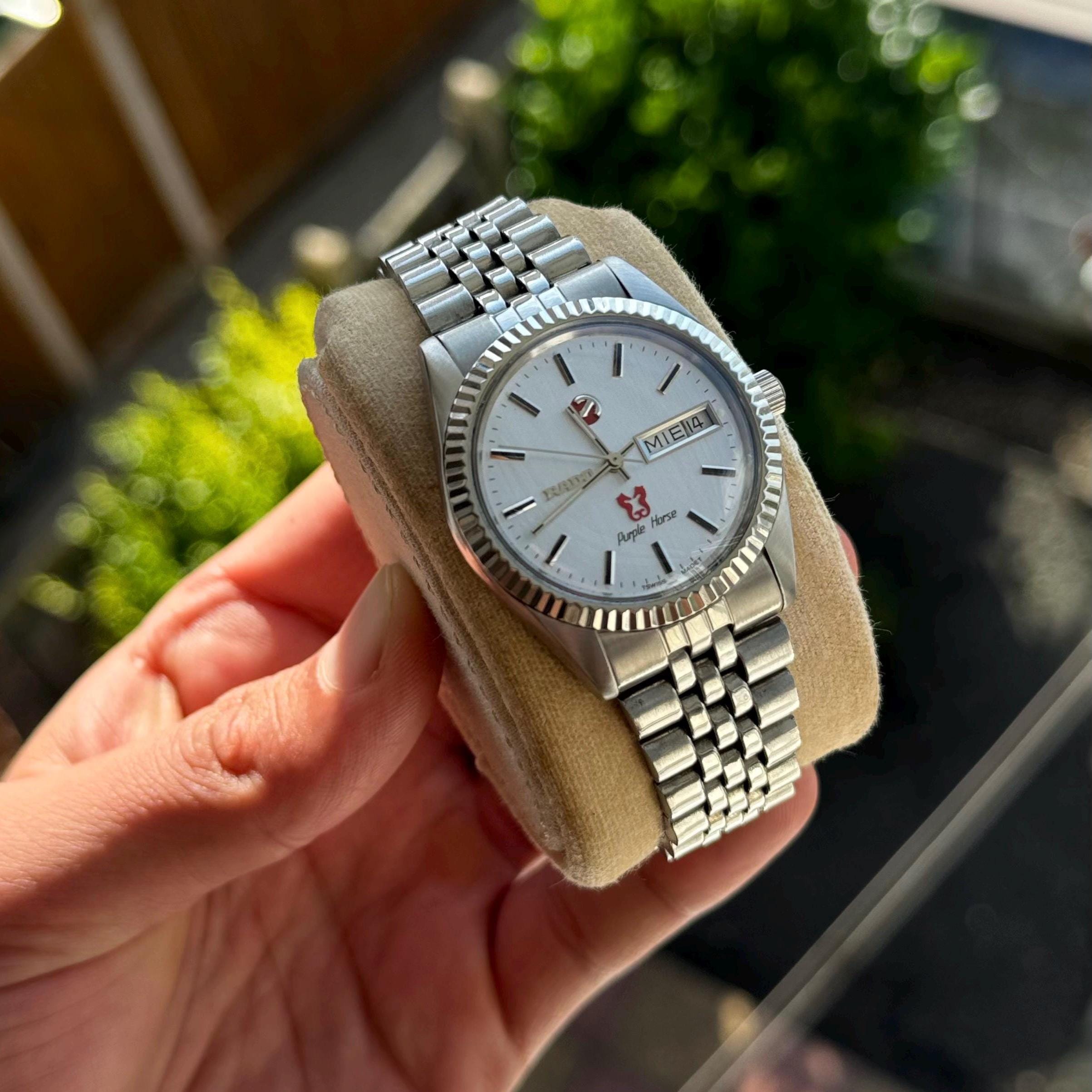 Vintage Rado Purple Horse - Etsy