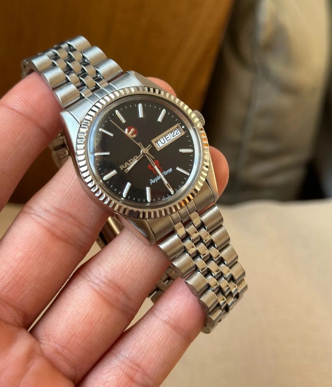 Vintage Rado Purple Horse - Etsy