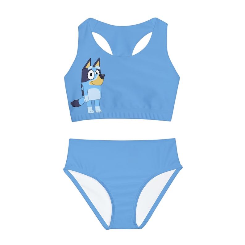 Bluey Themed Girls' Swimsuit Bluey Inspired Swimwear Etsy