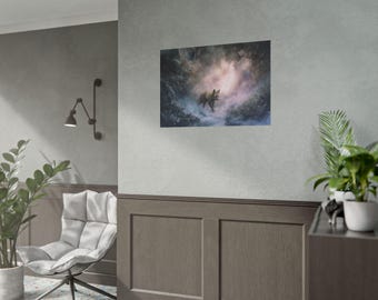 Mystical Fox Art Print, Nature Wall Decor, Wildlife Poster for Home Decor, Unique Gift for Animal Lovers, Perfect for Boho Vibes