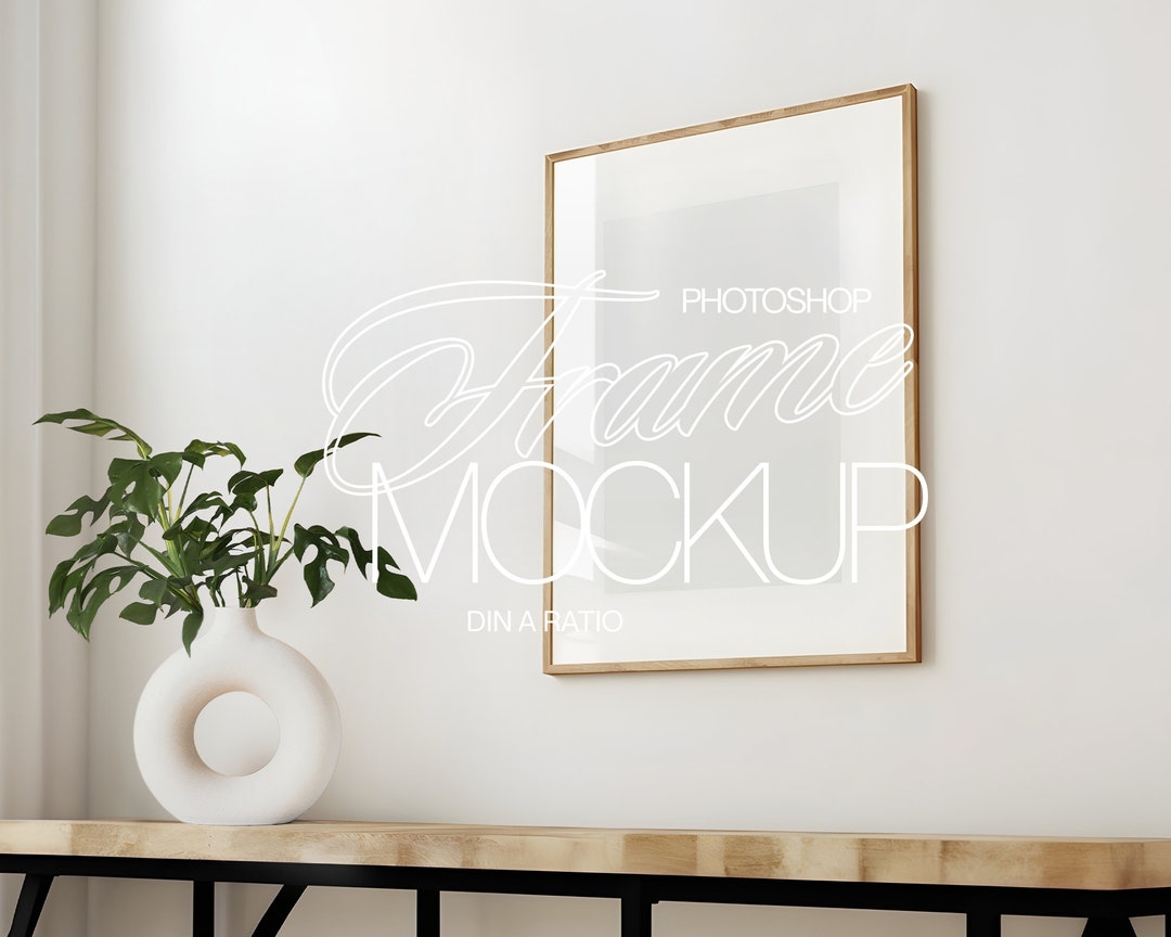 A3 Frame Mockup Template for Art and Prints Display DIN A