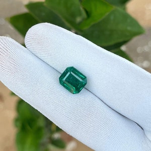 Emerald Hydrothermal Lab Grown Emerald Octagon Etsy