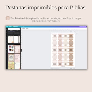 Pastel-colored Bible Tabs in Spanish - Download and Print | Editable ...