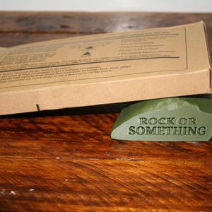 Rock or Something For Your MRE or Desk!