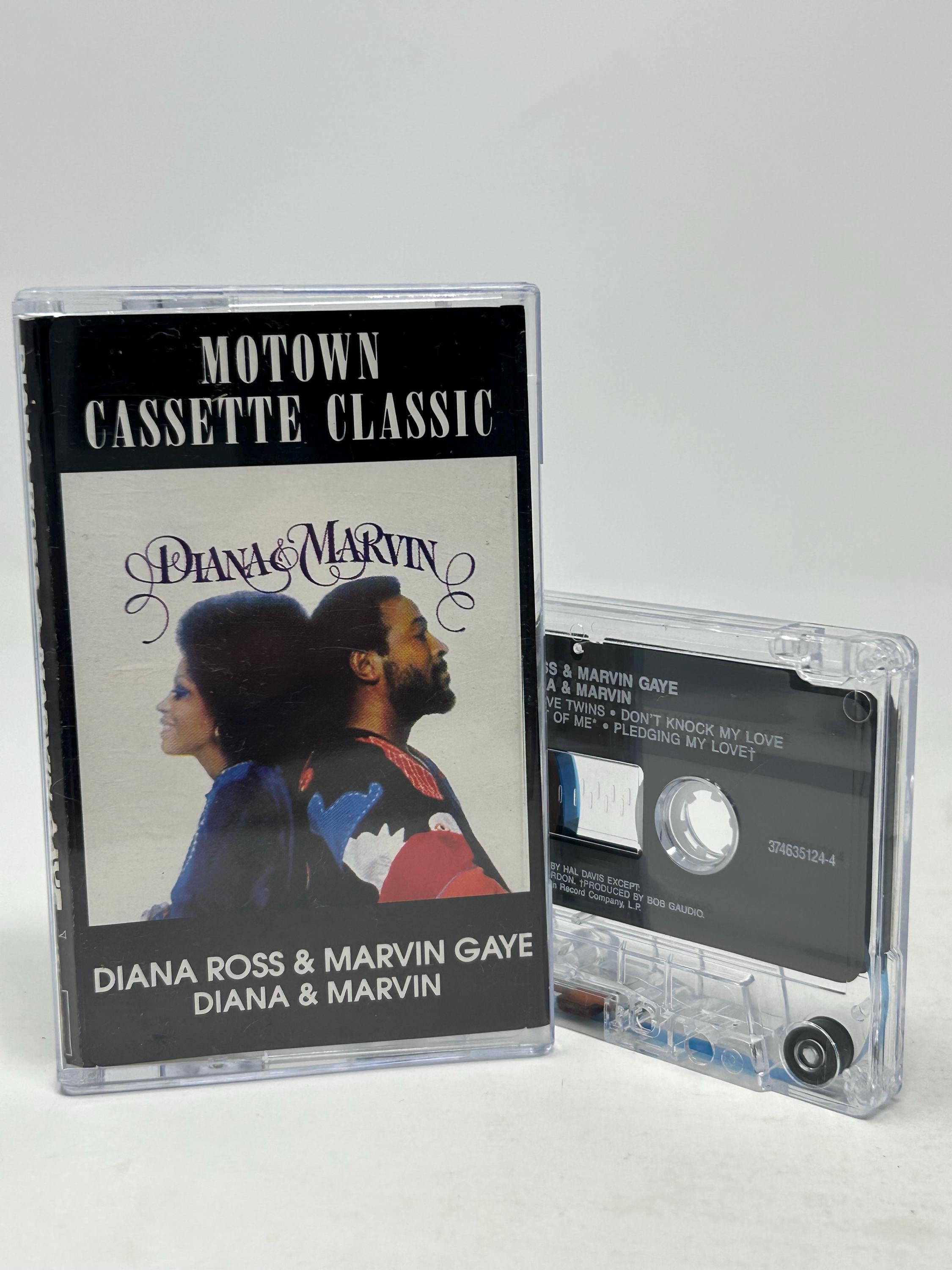 ダイアナ・ロスとマーヴィン・ゲイのヴィンテージカセットテープ（新品 
