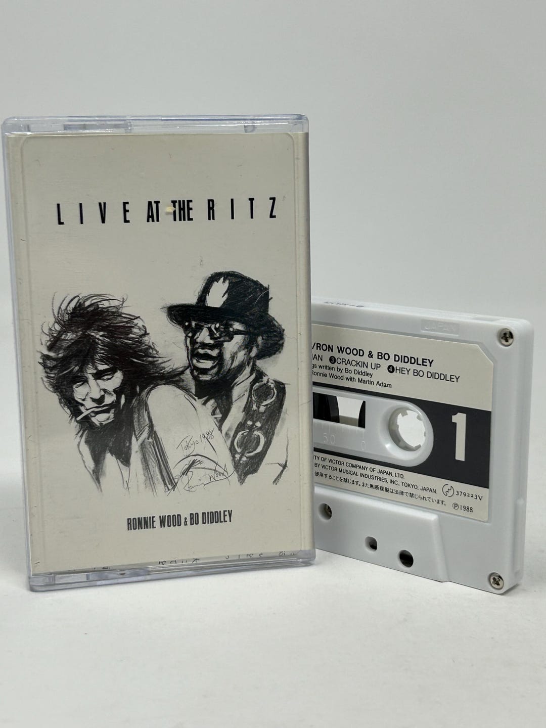 Ron Ritz Ron Wood and Bo Diddley Live at the Ritz Vintage Cassette Tape in New ...