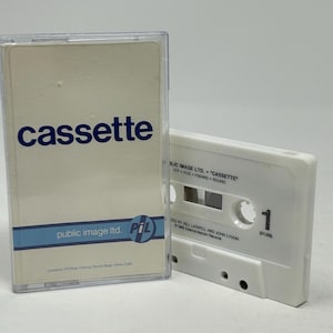 Public Image LTD CASSETTE vintage cassette tape with new case