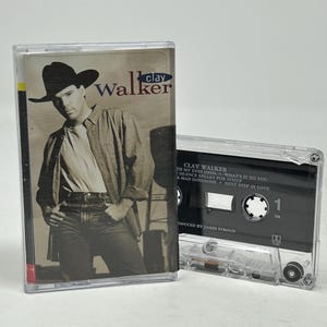 Clay Walker Clay Walker vintage cassette tape with new case