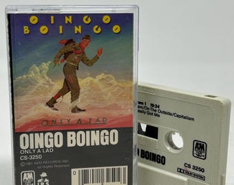 Oingo Boingo Only A Lad vintage cassettebandje met nieuwe hoes