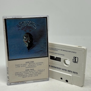 Fita cassete vintage Eagles Their Greatest Hits 1971-1975 com estojo novo