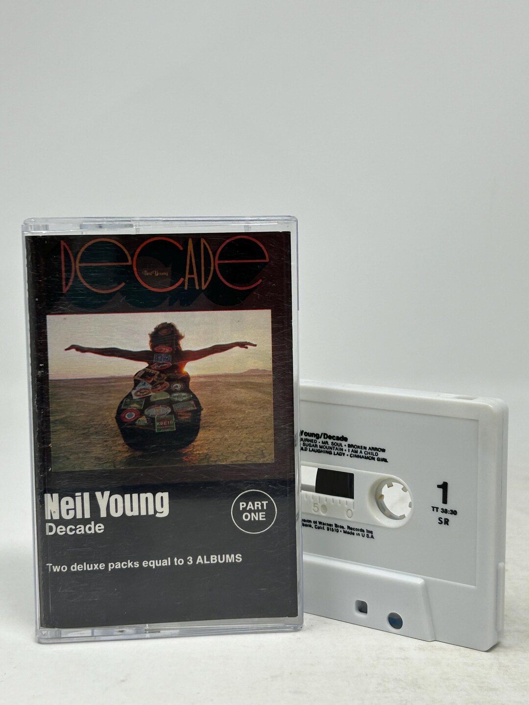 Neil Case Neil Young Decade Vintage Cassette Tape With New Case - Etsy