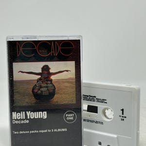 Neil Young Decade vintage cassette tape with new case