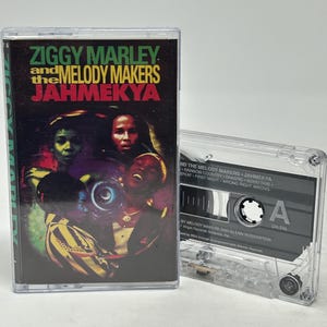 Ziggy Marley and the Melody Makers Jahmekya vintage cassette tape with new case