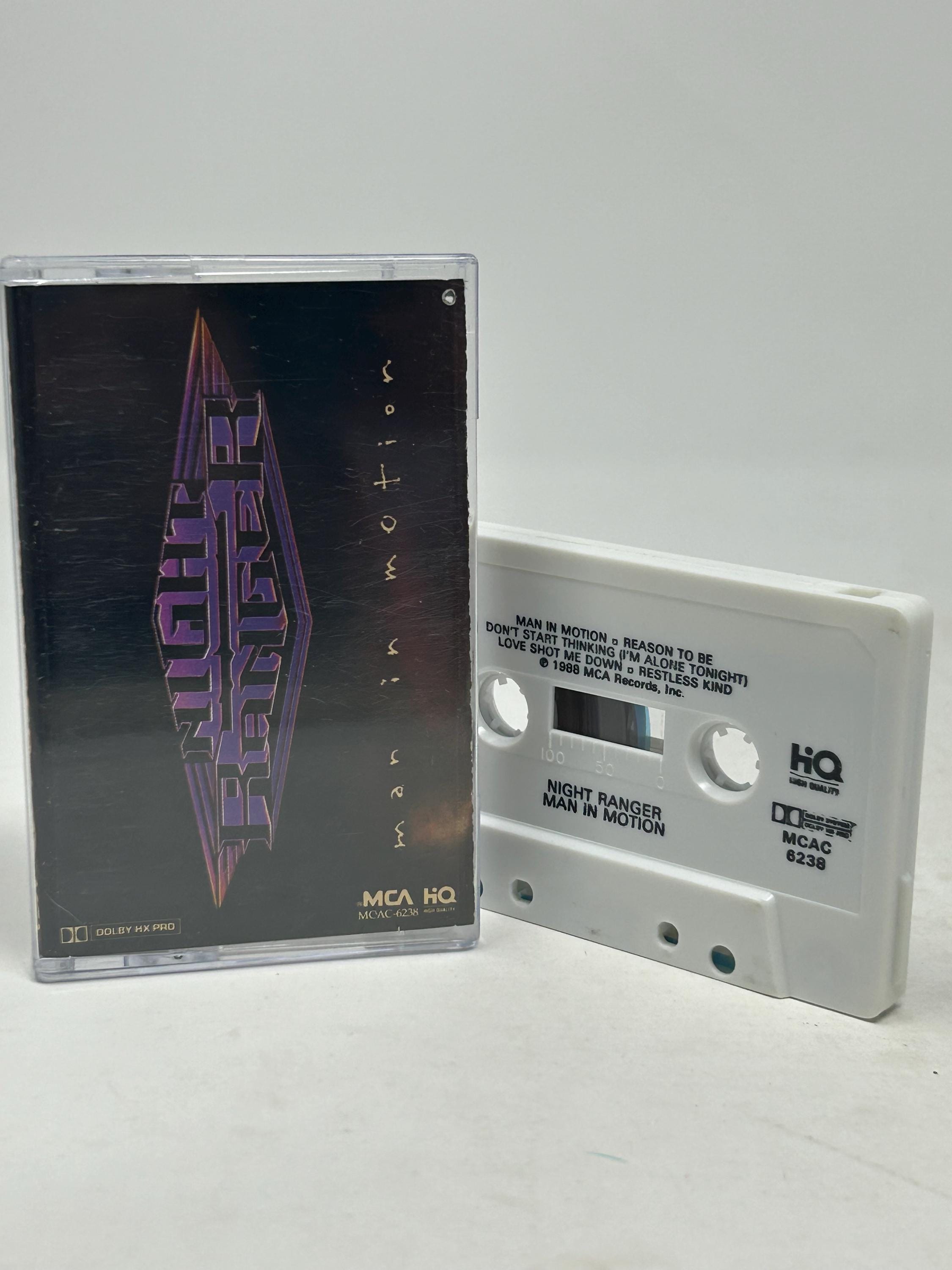 Night Ranger Man in Motion vintage cassette tape with new case