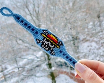 Pulsera de una pieza pulseras de amistad tejidas