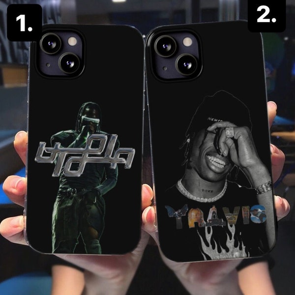 Travis Scott Utopia Rap Apple iPhone 15 14 13 12 11 Mini Pro Max Phone Case Cover Custom