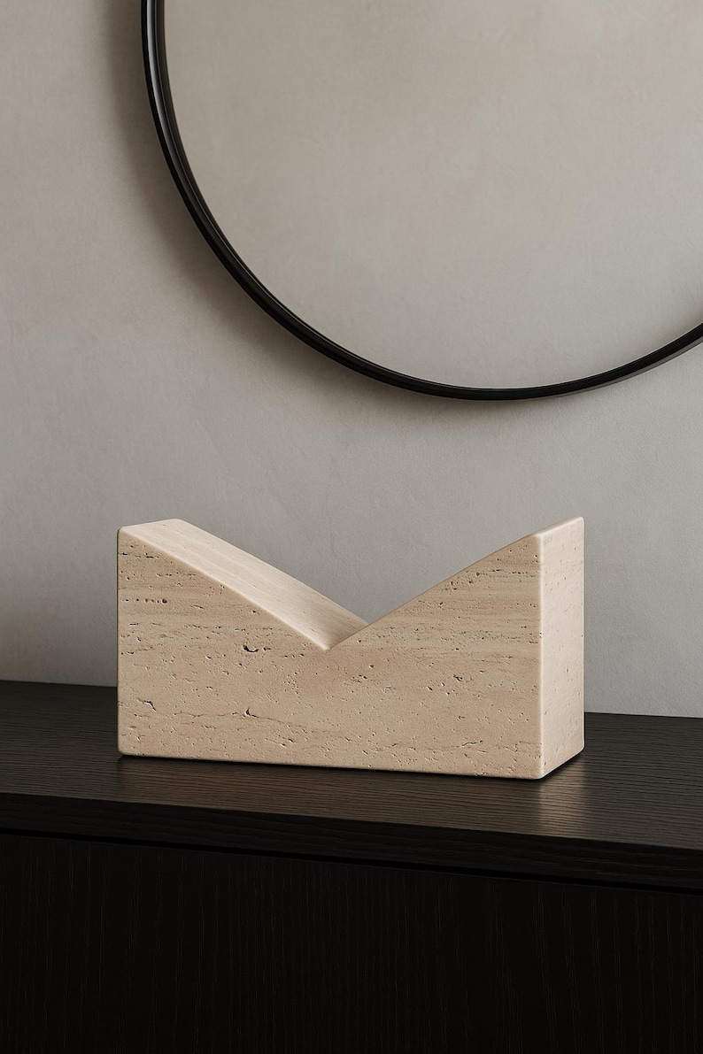 Travertine Beige Bookstand, Holy Bible Stand From Travertine, Luxury Quran Holder image 8