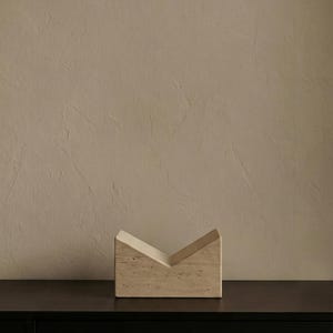 Travertine Beige Bookstand, Holy Bible Stand From Travertine, Luxury Quran Holder image 13
