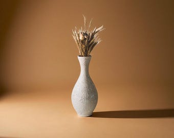古びた粘土の装飾容器、ベージュの素朴な花瓶 - Etsy 日本