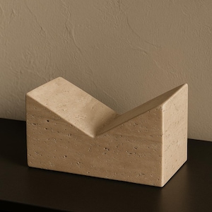 Travertine Beige Bookstand, Holy Bible Stand From Travertine, Luxury Quran Holder image 7