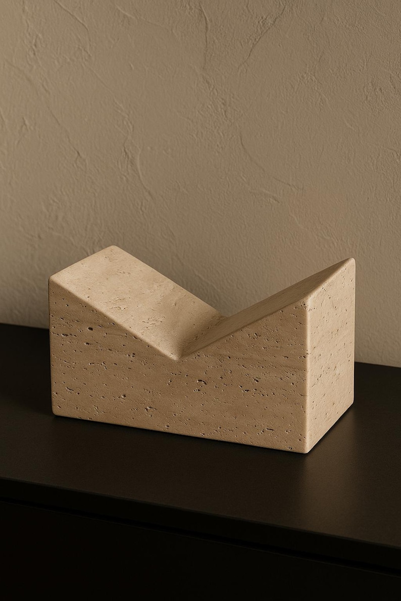 Travertine Beige Bookstand, Holy Bible Stand From Travertine, Luxury Quran Holder image 7