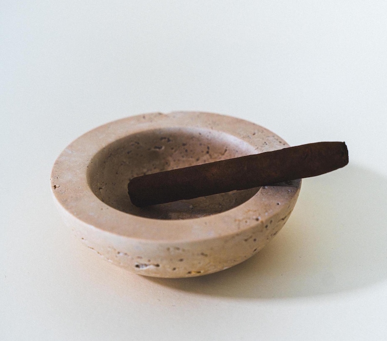 Marble cigar ashtray