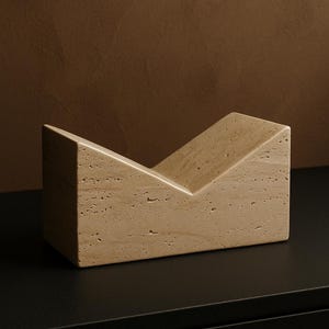 Travertine Beige Bookstand, Holy Bible Stand From Travertine, Luxury Quran Holder image 9