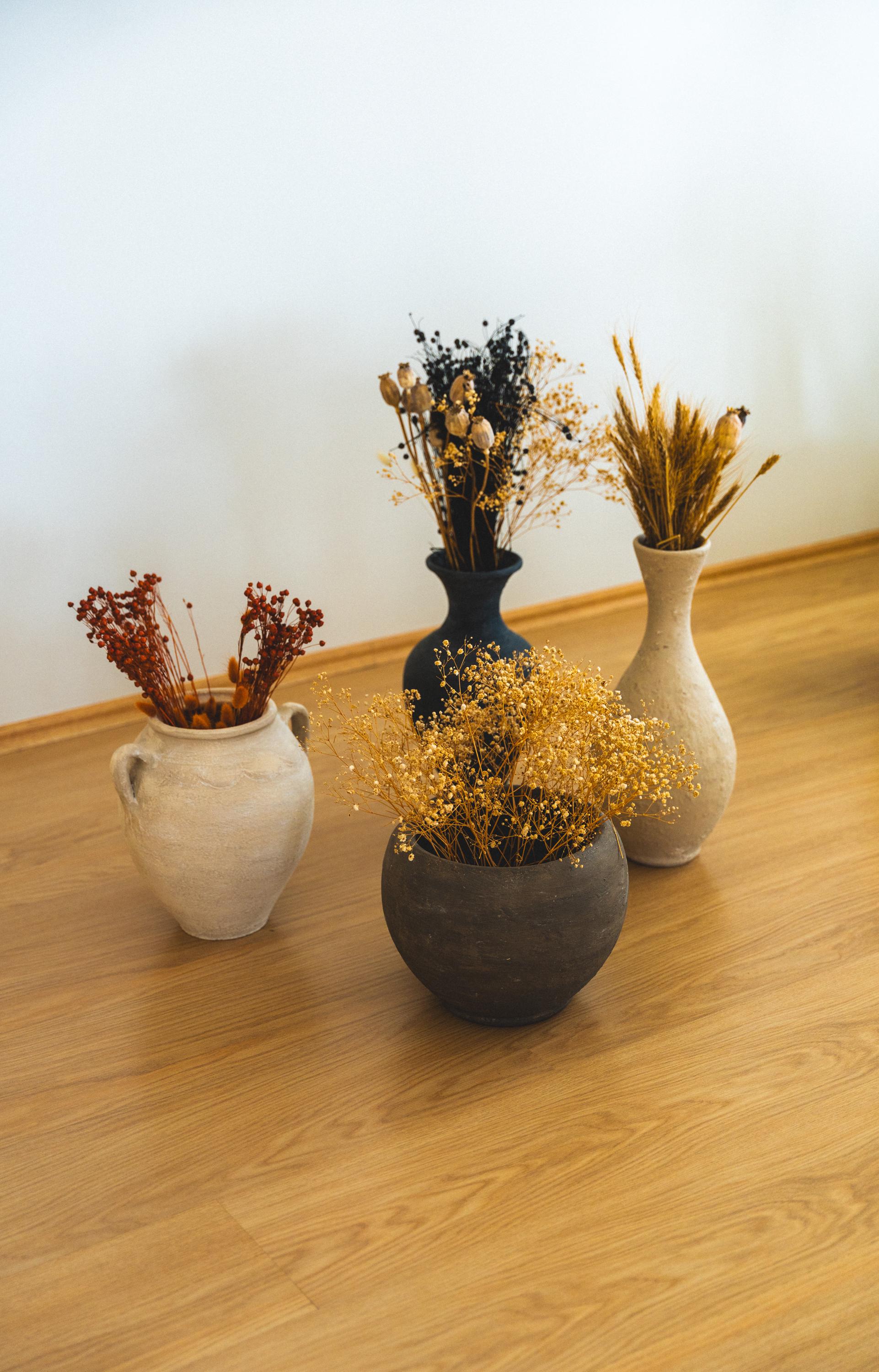 古びた粘土の装飾容器、ベージュの素朴な花瓶 - Etsy 日本