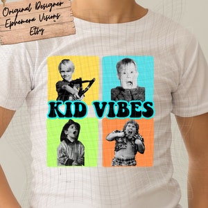 Kid Vibes, Wild Child, Boys, Mom Vibes PNG funny kids shirt, Retro, 90s, Throwback, Kids PNG 2 designs